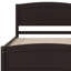 Lit plate-forme avec lit gigogne-658363911