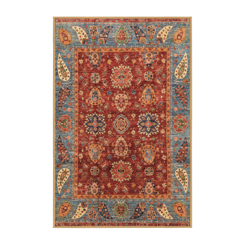 Tapis abstrait moderne et abstrait 3733ABS3743, Rectangle 5 pi x 7 pi