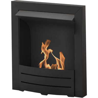 Adam 51 cm W Stainless Steel Bio-Ethanol Fireplace Insert with 6000 BTU