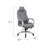 Kelly Rolling Executive Armchair, Gray Stitched-Back Caressoftplus-117561223