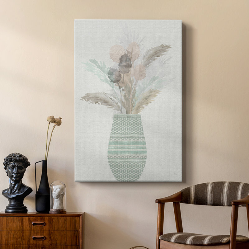 Arrangement de quenouilles II - galerie Cavas sur mesure, H 48 po x l 32 po