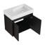 Meuble-lavabo de salle de bain avec lavabo en céramique-114705076