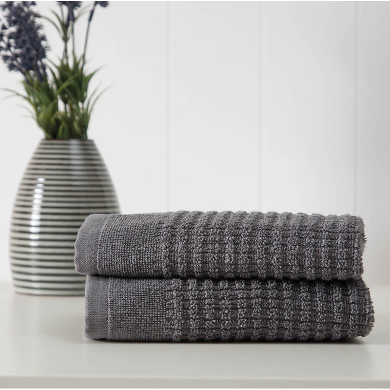 Earline Midweight Washcloth, Gray