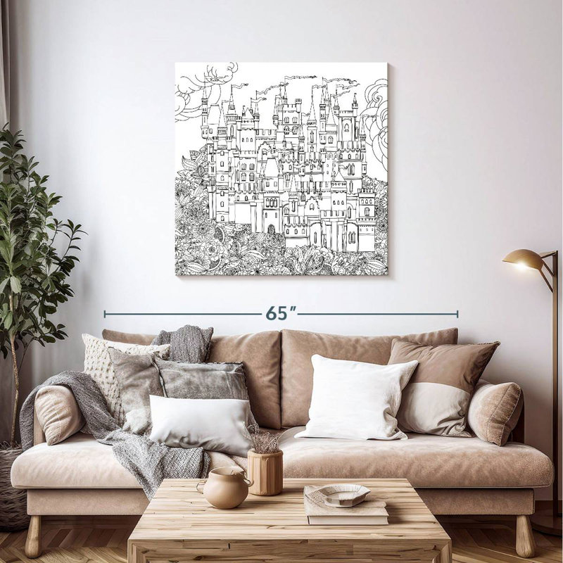 Château floral Ashelle, H 39 po x l 39 po