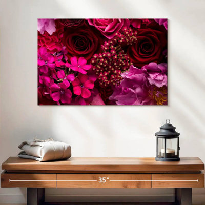 Harnek - fleurs rouges et roses