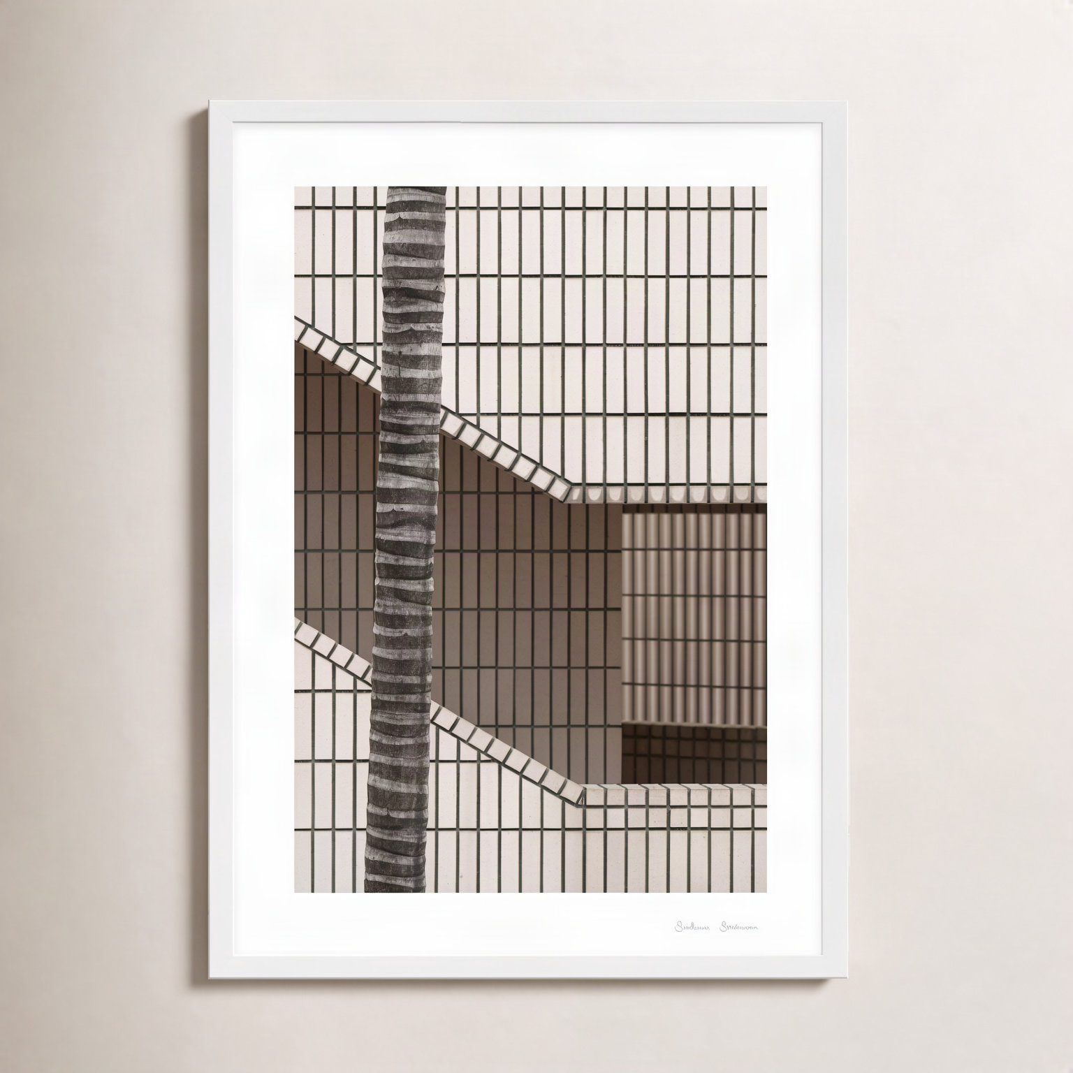 Loui "Hong Kong 2" Photo Print, 30" H x 21" W x 1.25" D, White