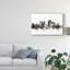 « dayton ohio horizon black white », impression sur toile tendue-1562872441