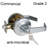 Chrome Keyed (Entry) Door Lever