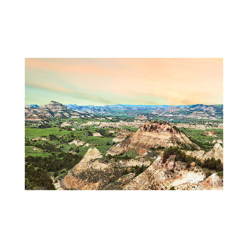 Badlands V by James McLoughlin - Wrapped Canvas Print, 20.32cm H x 30.48cm W x 1.91cm