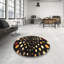 Tapis contemporain noir / rouge-224506421