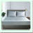 Bamboo Silk Gray Fitted Sheet - 400 Thread Count, Deep Pocket, Colorfast Dyes - Soft, Silky, Breathable - T-XL/Split Size - 1 Pack