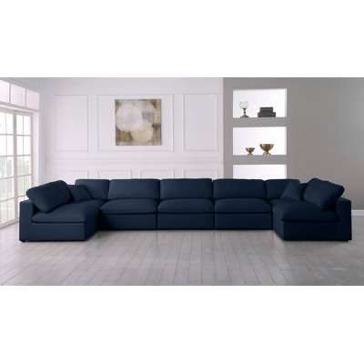 Burrows Upholstered U-Shaped Sectional Reversible