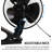 Koolatron 12V Clip-On Oscillating Car Fan, 2 Speed Vehicle Fan