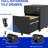 Steel File Cabinet With Lock, 2 Drawers, Suits Legal/Letter/A4/F4, Home Office Hip Look, Black Drawer Accommodates Trending,