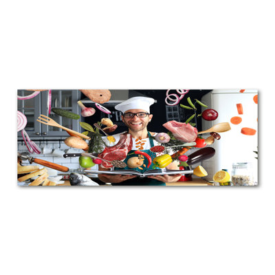 Cook Recipes - Wrapped Canvas Print