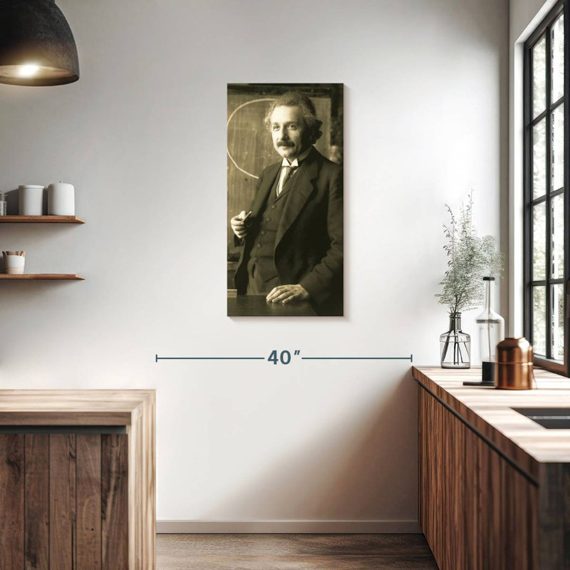 Genius Minded Einstein, 36" H x 18" W