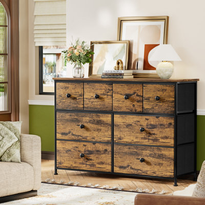 Ojaswi 8-Drawer Horizontal Storage Chest