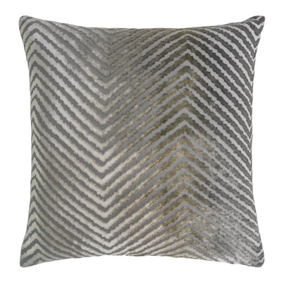 Chevron Velvet Pillow Cover & Insert