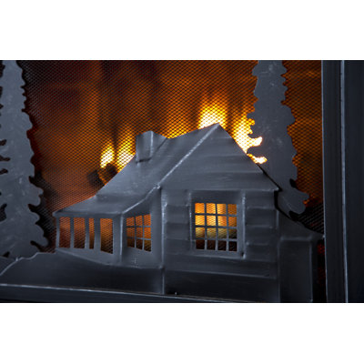 Steel Fireplace Screen