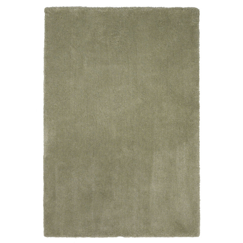 Tapis sauge fabriqué à la main Tayla, Rectangle 3 pi 3 po x 5 pi 3 po