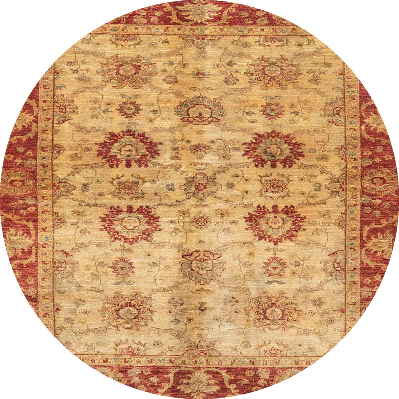 Tapis abstrait moderne 3008, Rond 6 pi