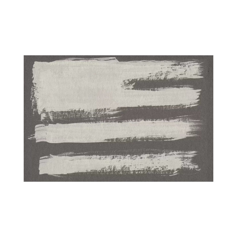 Abstract Brush VIII - Painting on Canvas, Wrapped Canvas, 30.48cm H x 45.72cm W x 1.91cm D