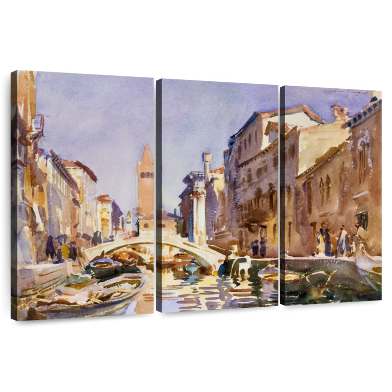 Rorry Venetian Canal 1913, 24" H x 38" W