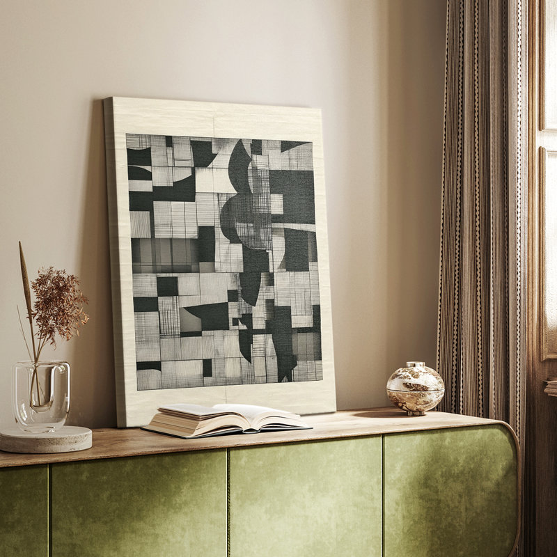 Série ABSTRACT DCCCLxxIV - Cavas de galerie sur mesure, H 12 po x l 8 po