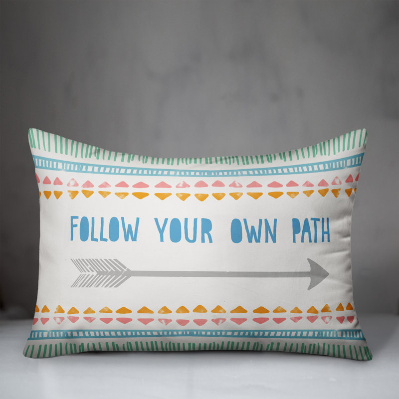  Coussin Suivez votre propre chemin