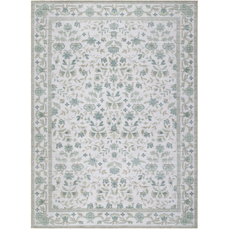 Tapis lavable à la machine Manor, Rectangle 6'7" x 9'