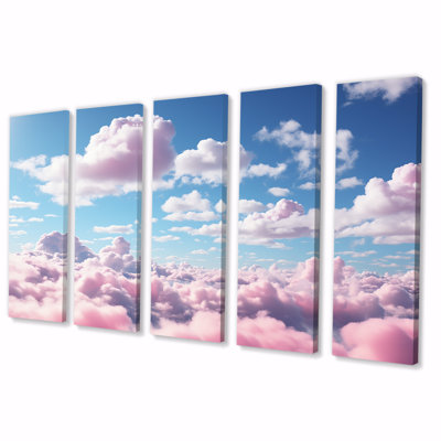 Sky Paradise Horizon I - Sky 5 Piece Wall Art