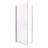 Semi-Frameless Circular Pivot Shower Door In Chrome With 1/4" (6Mm) Thick Tempered Glass-120129695