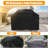 48 Inch Grill Cover, 600D Heavy Duty BBQ Cover Waterproof, BBQ Outdoor Gas Grill Cover Windproof, Anti-UV