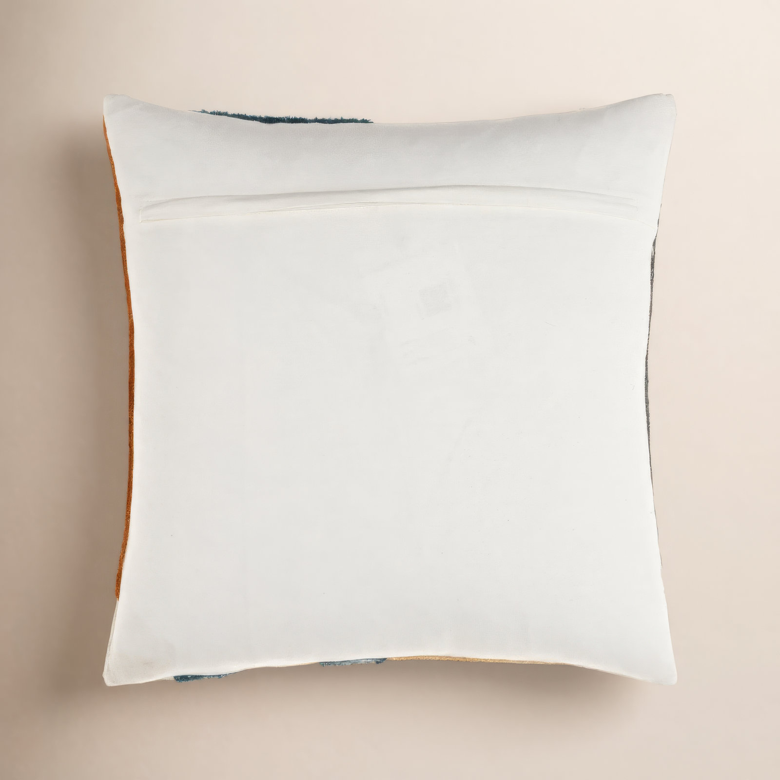 Fulbourn Embroidered Cotton Throw Pillow, Polyester/Polyfill