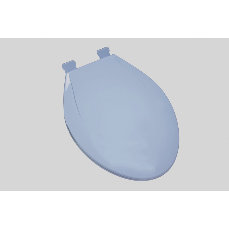 Elongated Toilet Seat and Lid, Dresden Blue
