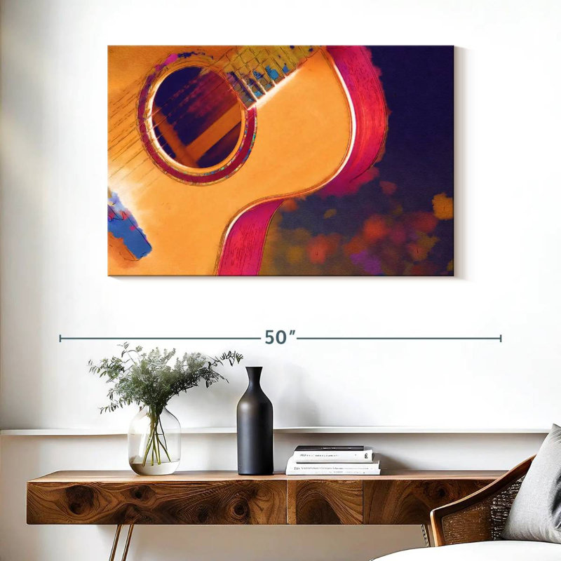 Guitare acoustique Abarca Dreamy, H 26 po x l 39 po