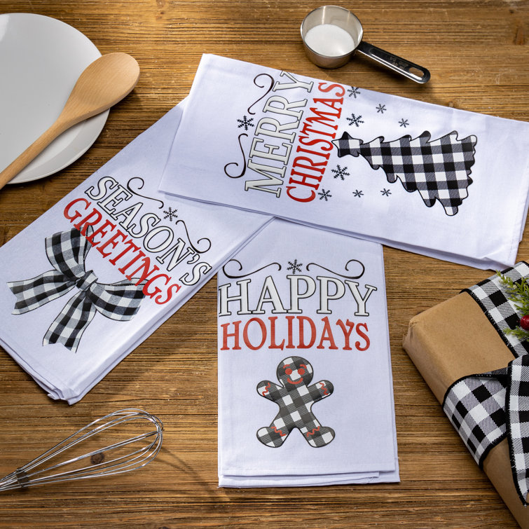 Holiday Dish Towel and Spoon Gift Set