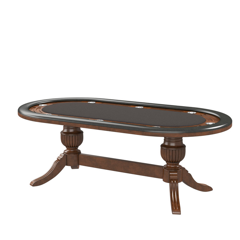 Table de poker à 6 joueurs Antwoine, Cerisier brun