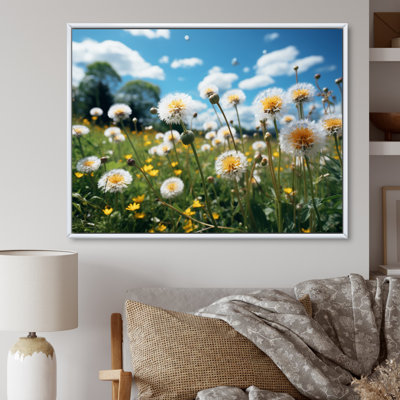 Mountain Dandelion Field I - impressions sur toile florales