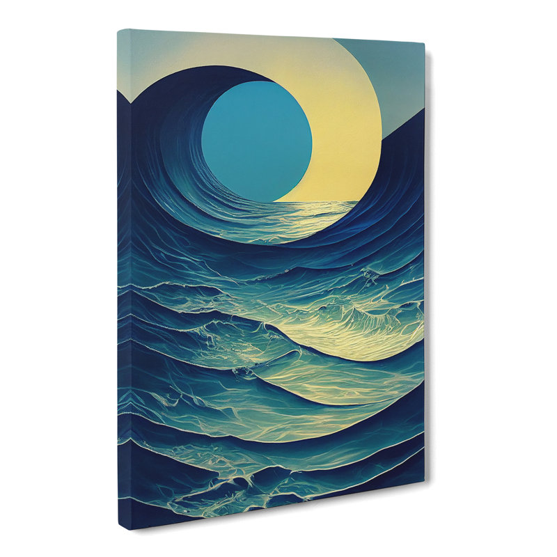 Seascape Ocean Design Vol.4 - Wrapped Canvas, 50cm H x 35cm W x 3cm D