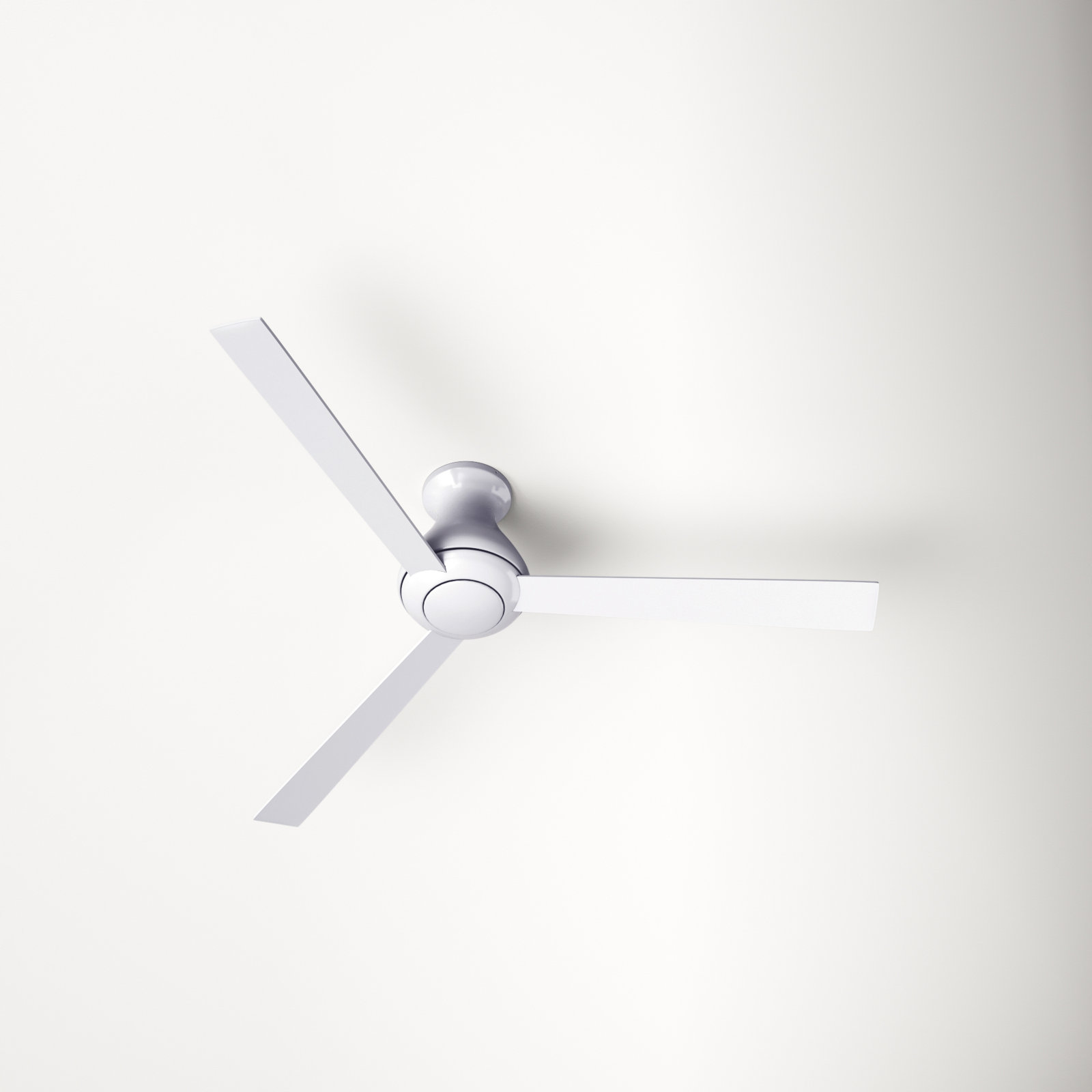 Altus 52'' 3 Blade Ceiling Fan, Wall Control with Remote Handset (2-wire), White, Gloss White