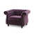 Velours mauve foncé sélectionné