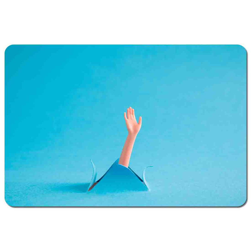 Mousin Polyester Coated Hardwood Rectangle Placemat