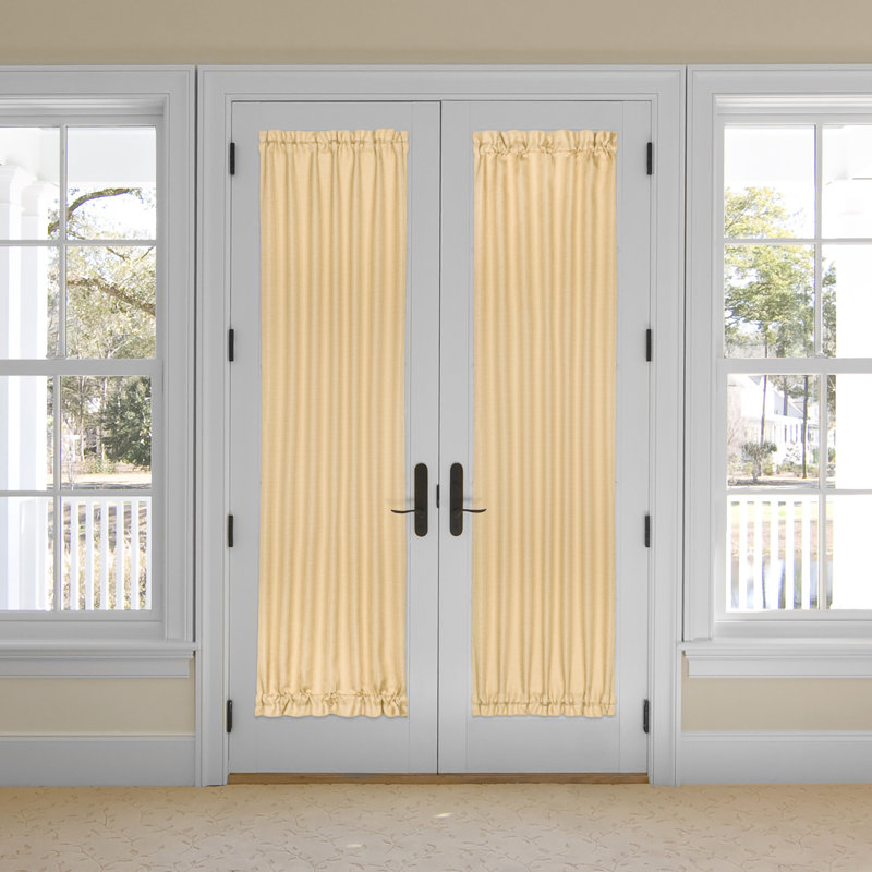 Panneau de rideau simple Lamesa, Brun clair, L 25 po x L 72 po