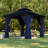 Jolydale 8x8 Ft Outdoor Gazebo With Double Roof, Patio Canopy With Mosquito Netting And Curtains, Suitable For Patios, Lawn And Backyard-111806392