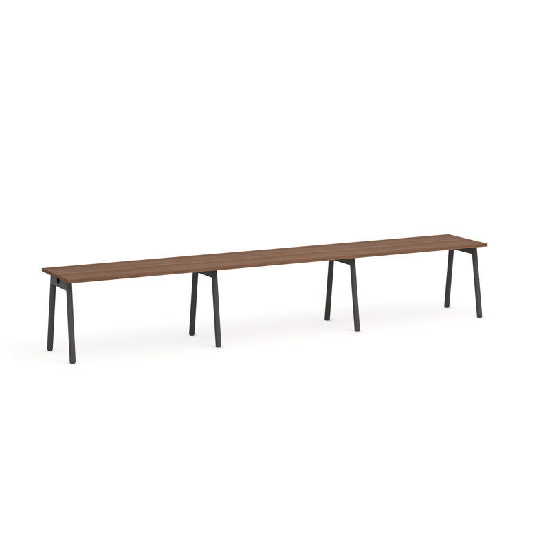 Bureau simple Series A, Blanc, H 29 po x L 171 po x l 29 po