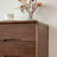 Black Walnut Storage Entry Cabinet Solid Wood Accent Chest
