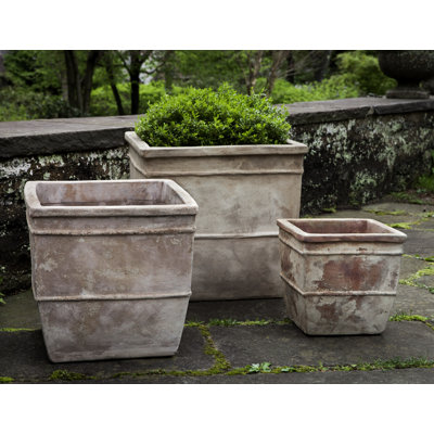 Ensemble de pots à fleurs en terre cuite 3 pièces Jacksen