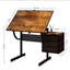 Table en métal 1500 pièces avec plateau réglable, plateaux et tiroirs de rangement