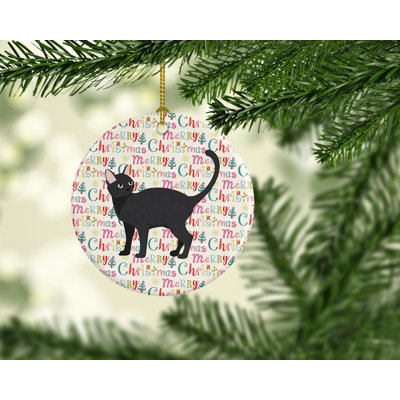 Figurine décorative de Noël chat malaisien